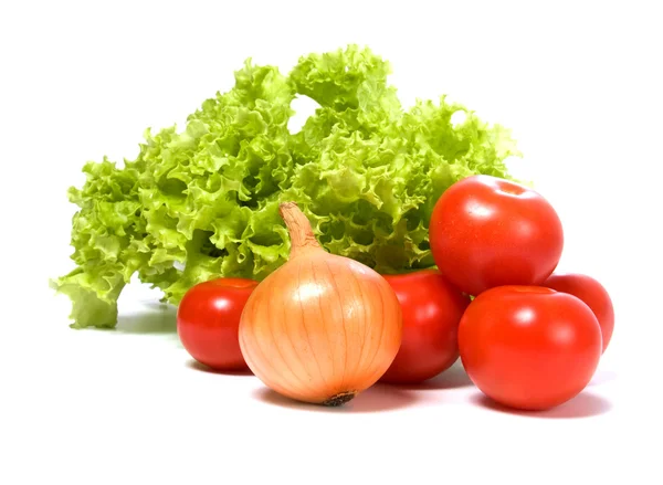 Salat und Gemüse — Stockfoto