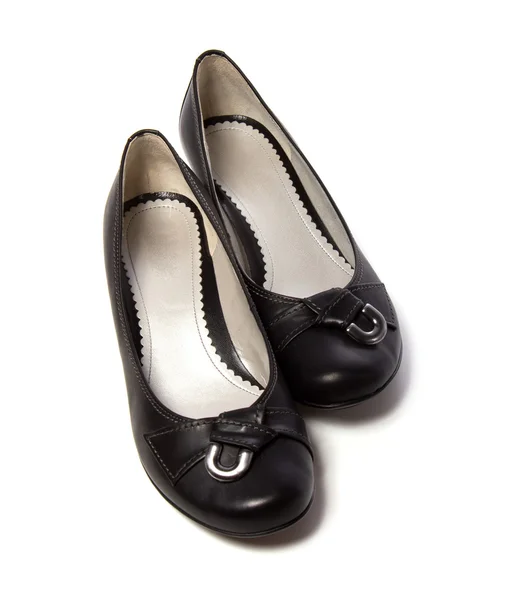 Женская обувь с пряжкой — стоковое фото