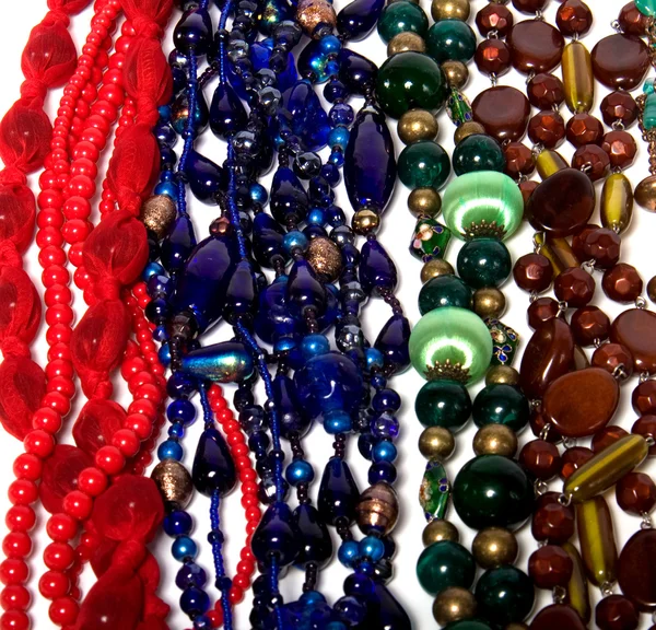 Colorful beads background — Stock Photo, Image