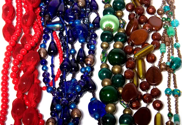 Colorful beads background — Stock Photo, Image