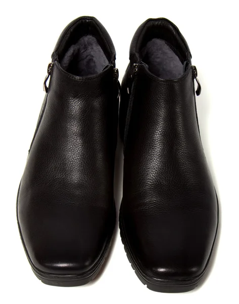 Samčí boty izolované na bílém pozadí — Stock fotografie