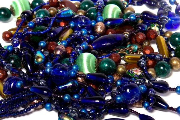 Färgglada pärlor bakgrund — Stockfoto