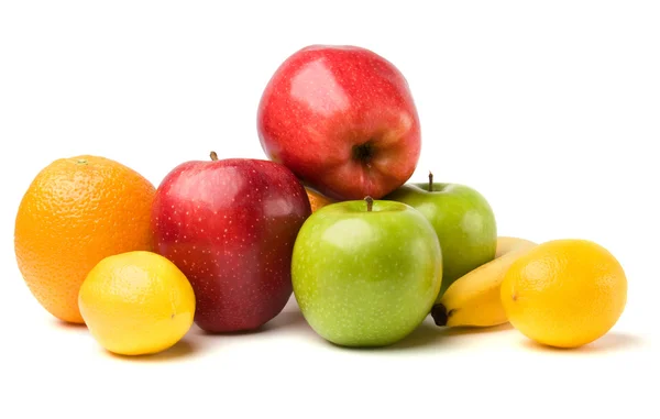 Fruits isolated on white background — Stock Photo, Image