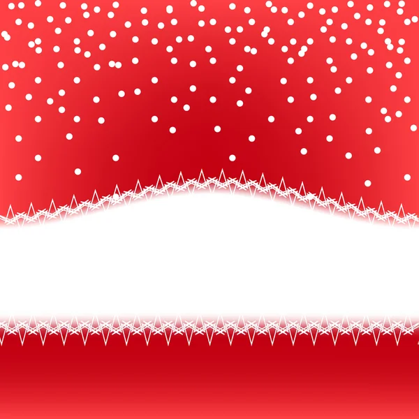 Red Christmas vector background — Stock Vector