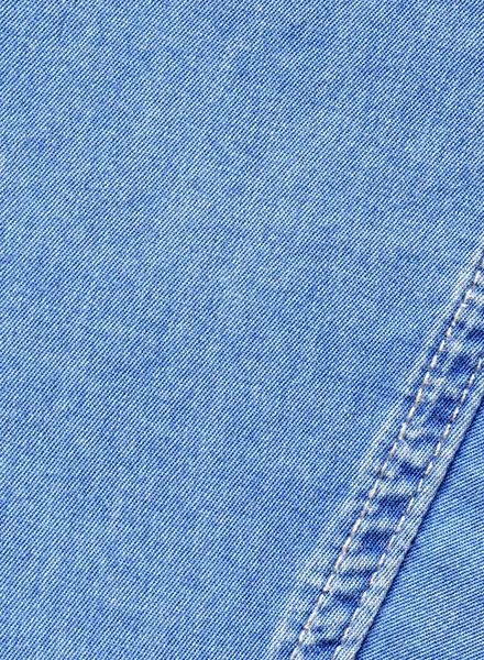 ブルー ジーンズの布のクローズ アップ — ストック写真