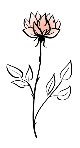 Όμορφο λουλούδι — Διανυσματικό Αρχείο