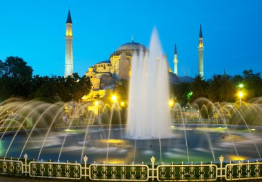 Hagia Sophia church in Istanbul clipart