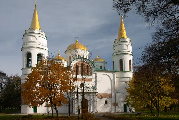 Cathedral with gold dome — Stock Photo, Image