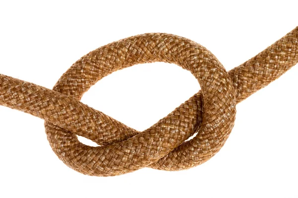 Прості вузли на мотузці — стокове фото