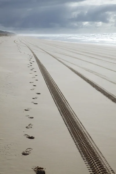모래에 인쇄 — 스톡 사진