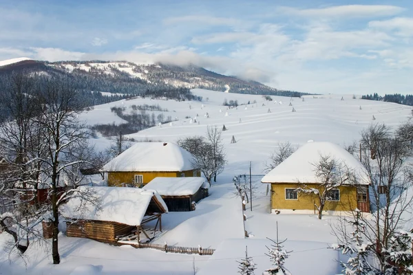 Снежные дома — стоковое фото