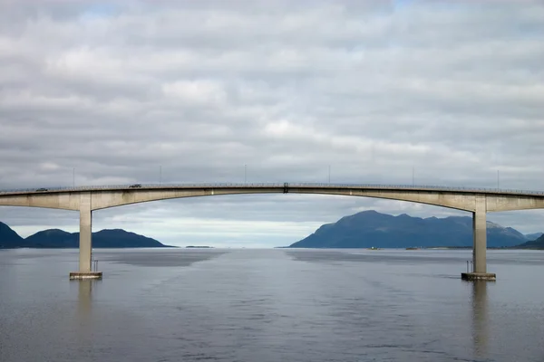 Most přes fjord — Stock fotografie
