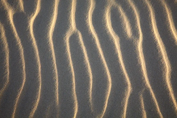 Textura vln na písku — Stock fotografie
