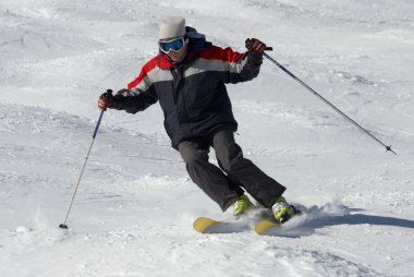 Skier clipart