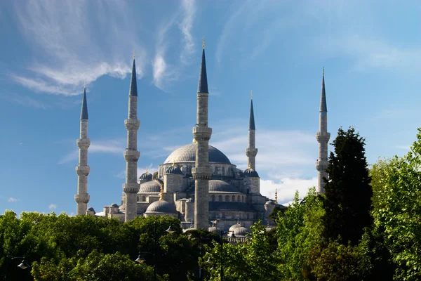 Μπλε τζαμί στην Κωνσταντινούπολη, γαλοπούλα — Φωτογραφία Αρχείου