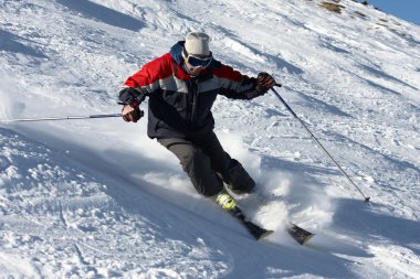 Skier clipart
