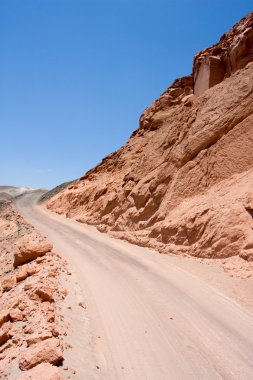 Güney Amerika'da çöl manzarası