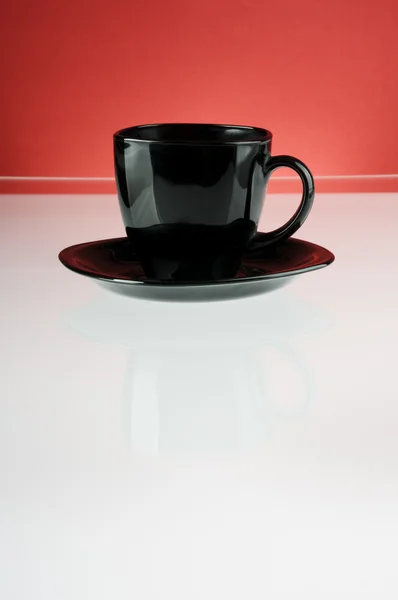 Csésze fekete kávé. — Stock Fotó