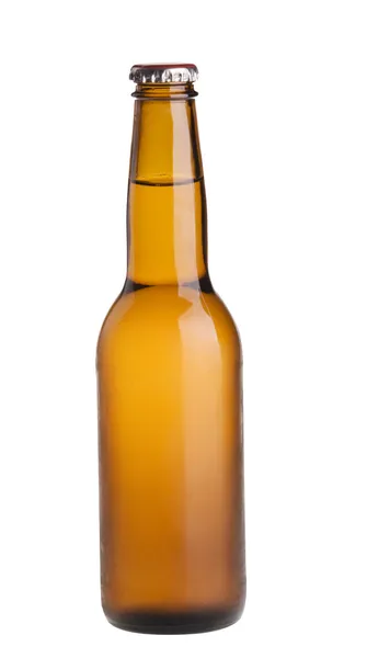 Bottiglia di birra leggera alcol isolato — Foto Stock