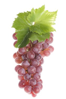 Grape food over white clipart