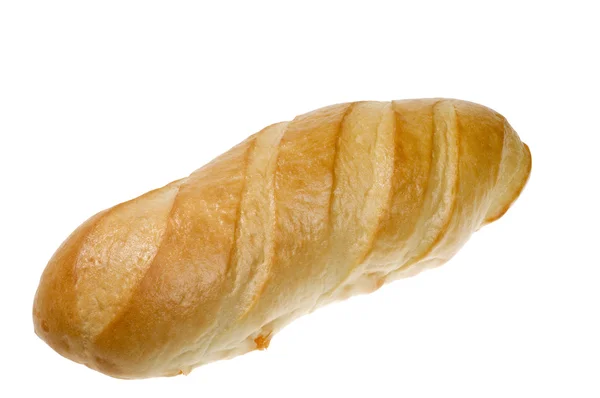 Ψωμί τροφίμων πάνω από λευκό — Φωτογραφία Αρχείου