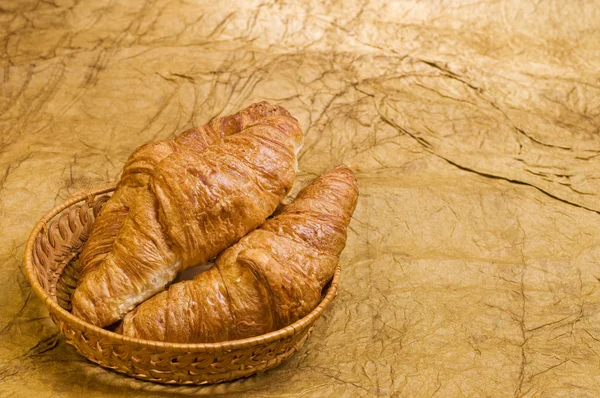 Mâncare croissant — Fotografie, imagine de stoc