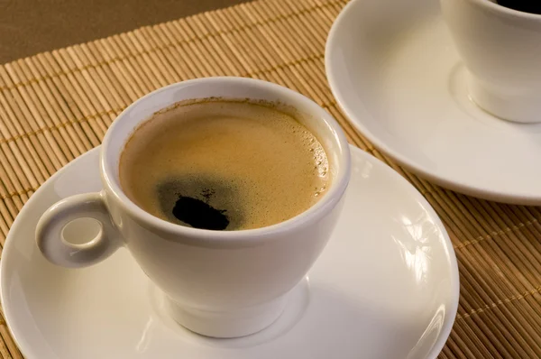 Espresso coffee cups — Stock Photo, Image