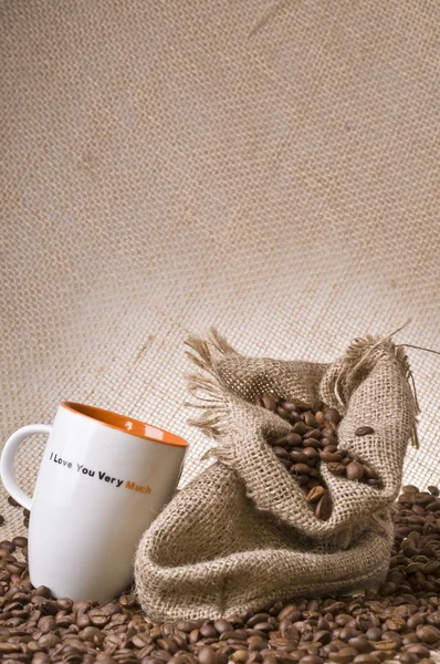 咖啡饮料的豆子 — 图库照片