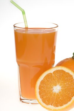 Orange food and drink isolated clipart