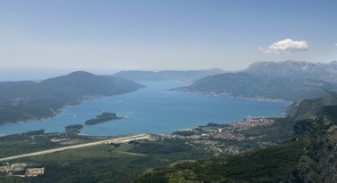 Akdeniz'in panoramik çekim