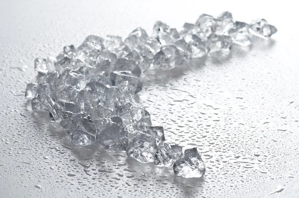 젖은 얼음 큐브 개체 — 스톡 사진