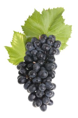 Grape food over white clipart