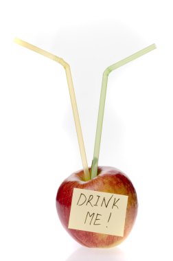 Apple food over white clipart