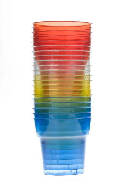 Grupo de óculos de plástico coloridos — Fotografia de Stock