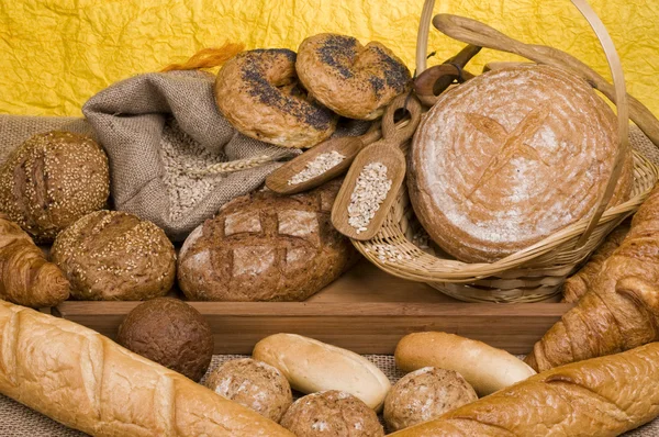 面包新鲜食品 — 图库照片
