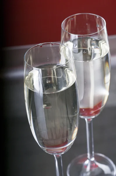Zwei Gläser Champagner — Stockfoto