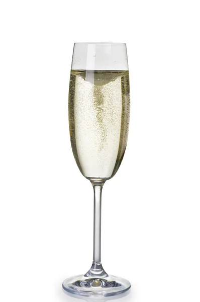 One wineglass of champagne — Stock Photo, Image