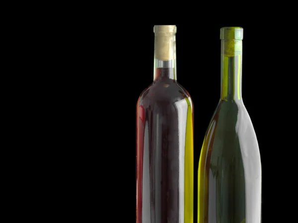 Two bottles wine — Stock Photo, Image