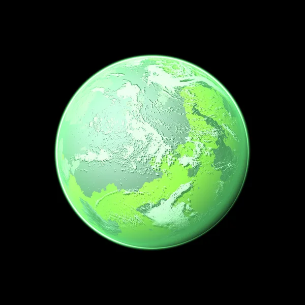 Planeta verde — Fotografia de Stock