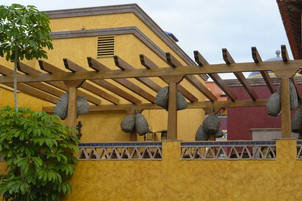 stock image Wooden Roof grating