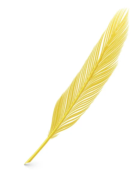 Golden feather quill — Stock Photo © madbit #2613362