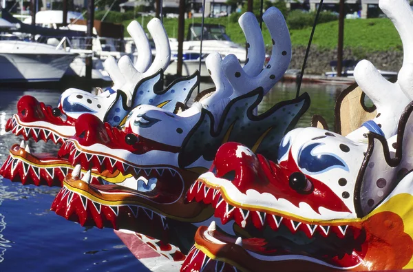 Stock image Dragon boat head