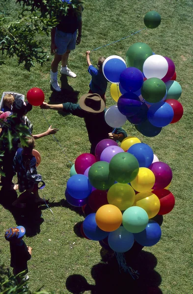 Balões Homem Imagem De Stock