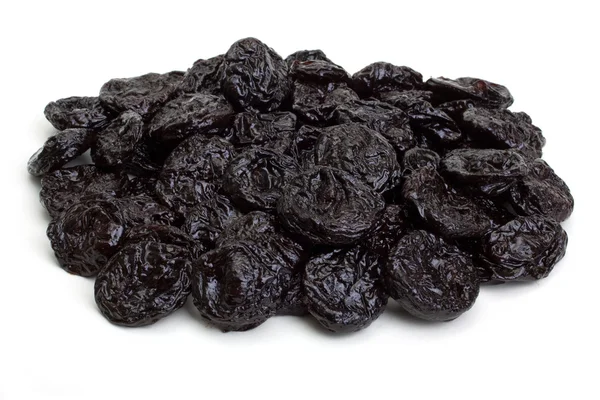 Prunes isolated on white — Stock Photo, Image
