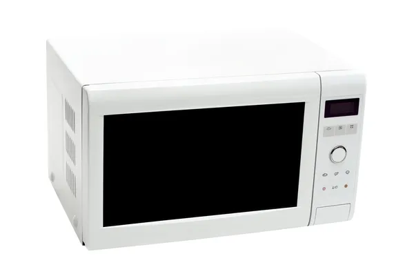 Kuchenka mikrofalowa na białym tle — Zdjęcie stockowe