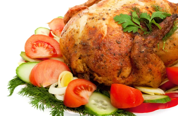 Close-up of roasted chicken — Stock Photo, Image