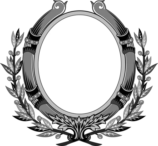 Corona de Vector Laurel — Vector de stock