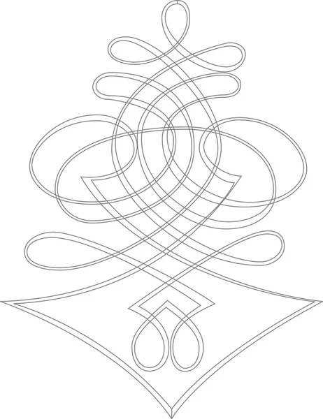 Conception calligraphique — Image vectorielle