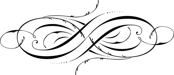 Calligraphic Illustration — Stock Vector