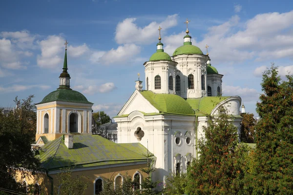 Kirche aus grünen Kuppeln — Stockfoto